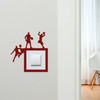 Light Switch Surround Basketball Players Decorative Switch Plate Cover Frame