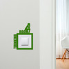 Light Switch Surround Thinking Room Toilet Funny Decorative Switch Cover Frame