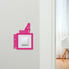 Light Switch Surround Thinking Room Toilet Funny Decorative Switch Cover Frame