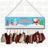Personalised Christmas Advent Calendar Kids Santa Claus DIY Xmas Countdown Sign Personalised Christmas Advent Calendar Kids Santa Claus DIY Xmas Countdown Sign
