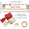 Personalised Christmas Advent Calendar Men Women Leaves Xmas Countdown Sign Personalised Christmas Advent Calendar Men Women Leaves Xmas Countdown Sign