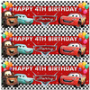 Personalised Party Banner For Kids Birthday Cars Balloons