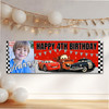 Personalised Party Banner For Kids Birthday Disney Cars Photo Boys