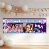 Personalised Party Banner For Kids Birthday Kpop Demon Hunters Saja Boys
