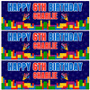 Personalised Party Banner For Kids Birthday Kids Birthday Lego Bricks