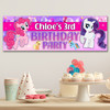Personalised Party Banner For Kids Birthday My Little Pony