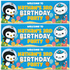 Personalised Party Banner For Kids Birthday Octonauts