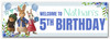 Personalised Party Banner For Kids Birthday Boys Peter Rabbit
