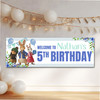 Personalised Party Banner For Kids Birthday Boys Peter Rabbit