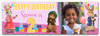 Personalised Party Banner For Kids Birthday Pink Peter Rabbit Photo