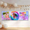 Personalised Party Banner For Kids Birthday Moana Splash Photo