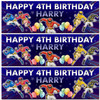 Personalised Party Banner For Kids Birthday Power Rangers