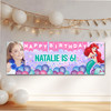 Personalised Party Banner For Kids Birthday Disney Princess Ariel