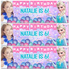 Personalised Party Banner For Kids Birthday Disney Princess Elsa