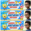 Personalised Party Banner For Kids Birthday Spongebob Photo
