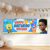 Personalised Party Banner For Kids Birthday Spongebob Photo