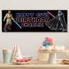 Personalised Party Banner For Kids Birthday Star Wars Darth Vader