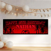 Personalised Party Banner For Kids Birthday Stranger Things