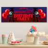 Personalised Party Banner For Kids Birthday Stranger Things Balloons Monster