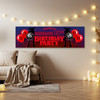 Personalised Party Banner For Kids Birthday Stranger Things Balloons Monster