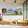 Personalised Party Banner For Kids Birthday Teletubbies Rainbow Photo