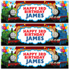 Personalised Party Banner For Kids Birthday Thomas The Tank Engine