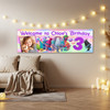 Personalised Party Banner For Kids Birthday Trolls Girls