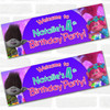 Personalised Party Banner For Kids Birthday Trolls Purple