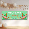 Personalised Party Banner For Christmas Elf Arrival I'm Back! Green Gift