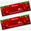 Personalised Party Banner For Christmas Party Book Here Business Red Bauble