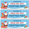 Personalised Party Banner For Christmas Party Couple Santa Gift