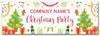 Personalised Party Banner For Christmas Party Tree Drinks Gingerbread