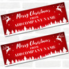 Personalised Party Banner For Christmas Red Reindeer Tree From Company