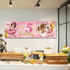 Personalised Party Banner For Kids Birthday Ballet Cute Girl Photo
