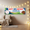 Personalised Party Banner For Kids Birthday Baseball
