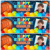 Personalised Party Banner For Kids Birthday Basketball Photo