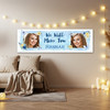 Personalised Party Banner For Sorry You're Leaving Miss You Photo Blue Butterfly