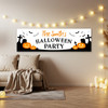 Personalised Party Banner For Halloween Party Pumpkin Graveyard
