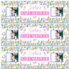 Personalised Party Banner For Baby Shower Photo Pink Blue Flowers