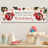 Personalised Party Banner For Christmas Family Photo Stocking Wood