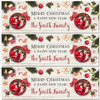 Personalised Party Banner For Christmas Family Photo Stocking Wood