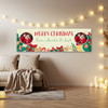 Personalised Party Banner For Christmas Photo Gift Green