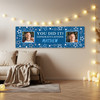 Personalised Party Banner For Graduation Male You Did It Photo Blue Stars