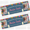 Personalised Party Banner For Funeral Wake Celebration Of Life Photo Female