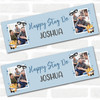 Personalised Party Banner For Stag Do Photo Blue Beer Sunglasses