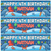 Personalised Party Banner For Kids Birthday Kids Birthday Under The Sea