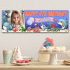 Personalised Party Banner For Kids Birthday Under The Sea Sealife Photo