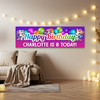 Personalised Party Banner For Kids Birthday Unicorns