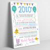 Born In 2010 Colour Birthday Facts Any Year Any Age Personalised Birthday Print