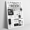 Born In 1941 White Newspaper Birthday Facts Any Year Any Age Personalised Print
